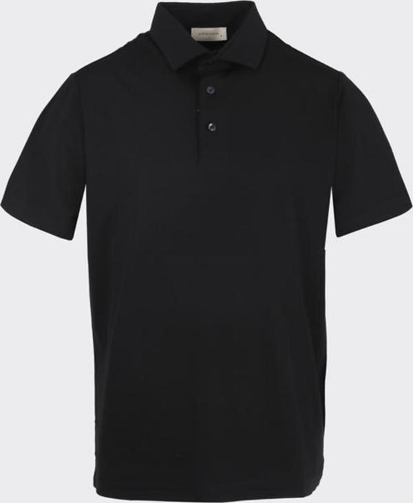 Düğmeli Polo Yaka Kısa Kol Erkek T-Shirt - Image 1