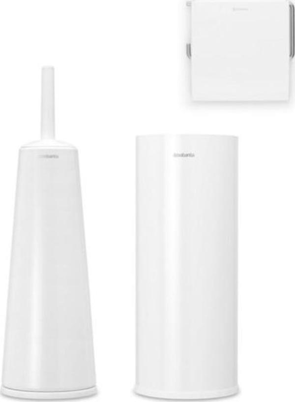 Brabantia Renew Whıte 3 Parça Tuvalet Aksesuarı Seti - Image 1