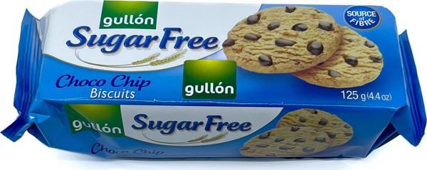 Gullon Bitter Damla Çikolatalı Şekersiz Bisküvi 125 Gr - Image 1