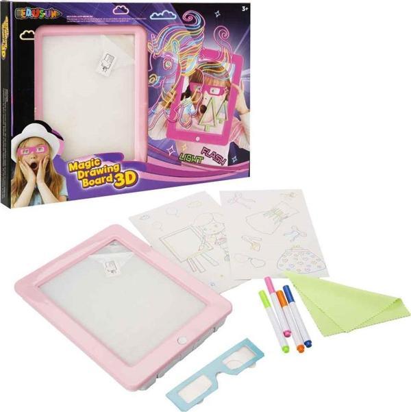 DOODLE 3D SİHİRLİ ÇİZİM TAHTASI PEMBE VEYA BEYAZ - Image 1