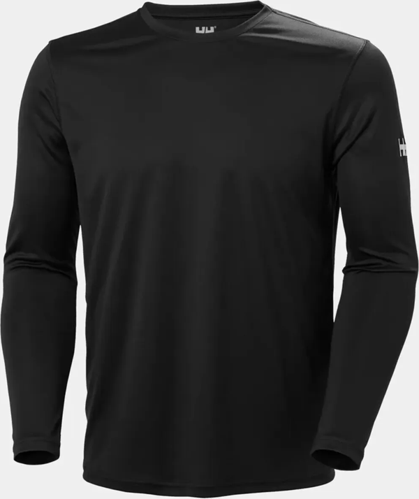 Helly Hansen Hh Tech Crew Ls 2.0 Uv Üst Erkek Antrasit Tshirt Hha.49582-hha.980 - Image 1