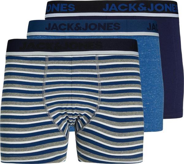 Jack Jones Wilson Trunks 3 Pack Erkek Lacivert Boxer 12212465-04 - Image 1