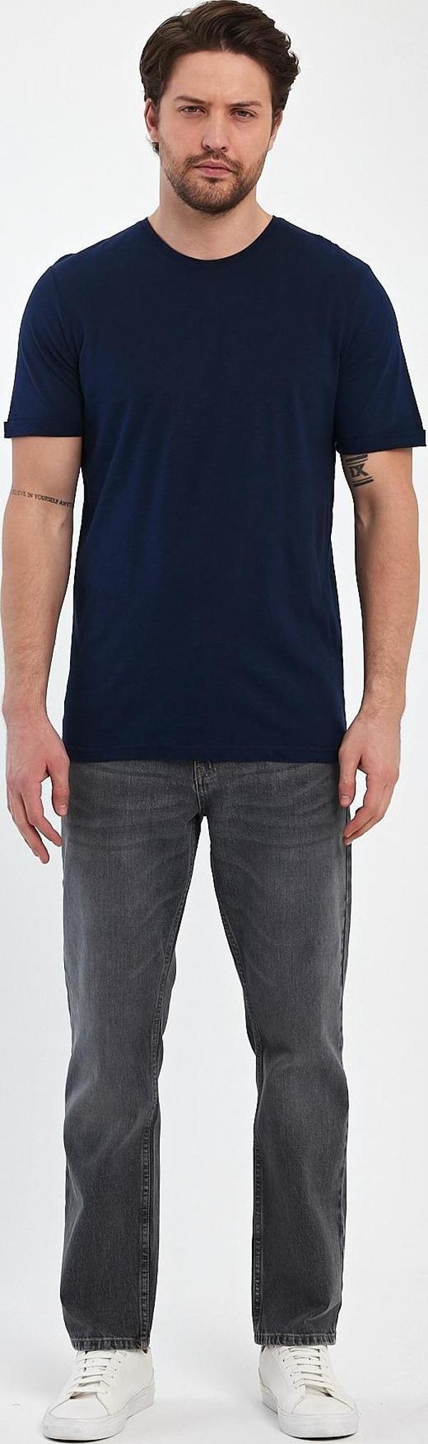 Erkek Bisiklet Yaka  T-shirt 2735 - Image 1