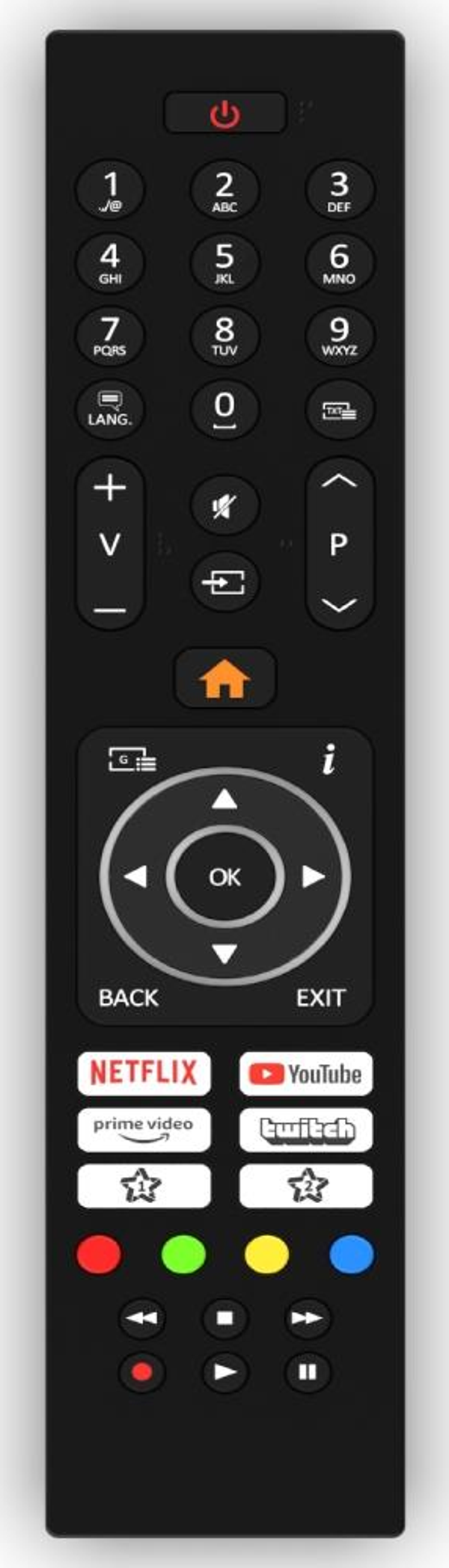 SEG 43SFA900 Android Tv Kumanda-Mikrofonsuz - Image 1