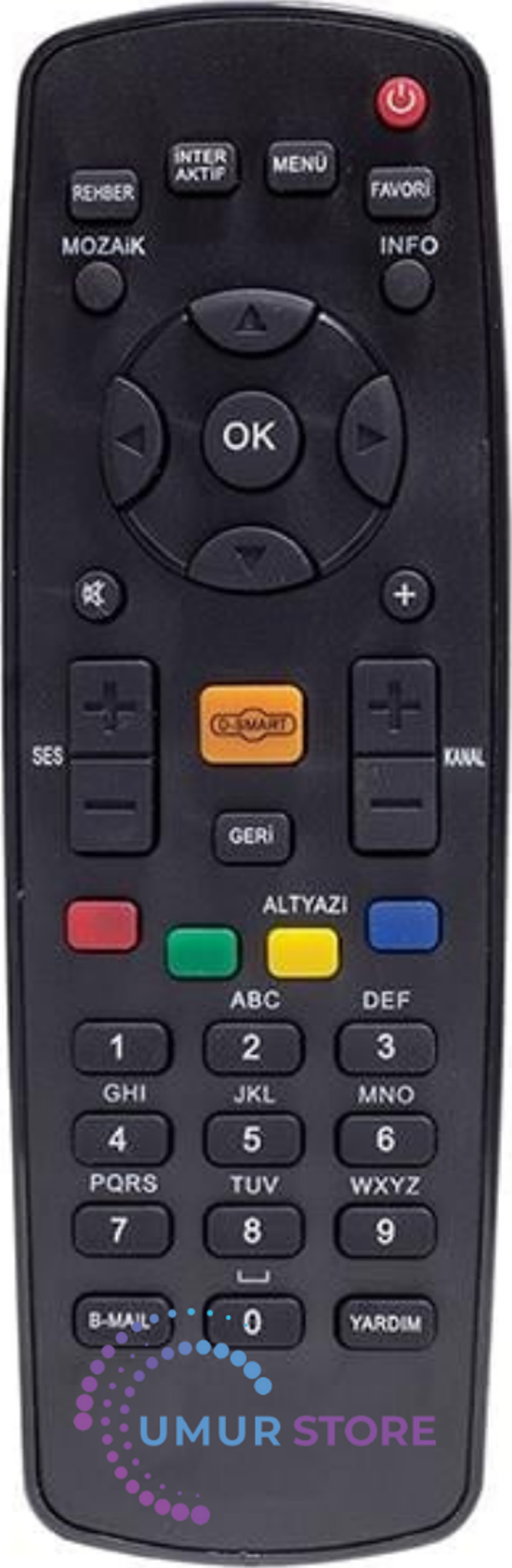Botech 710 Uydu Alıcı Kumandası - Image 1