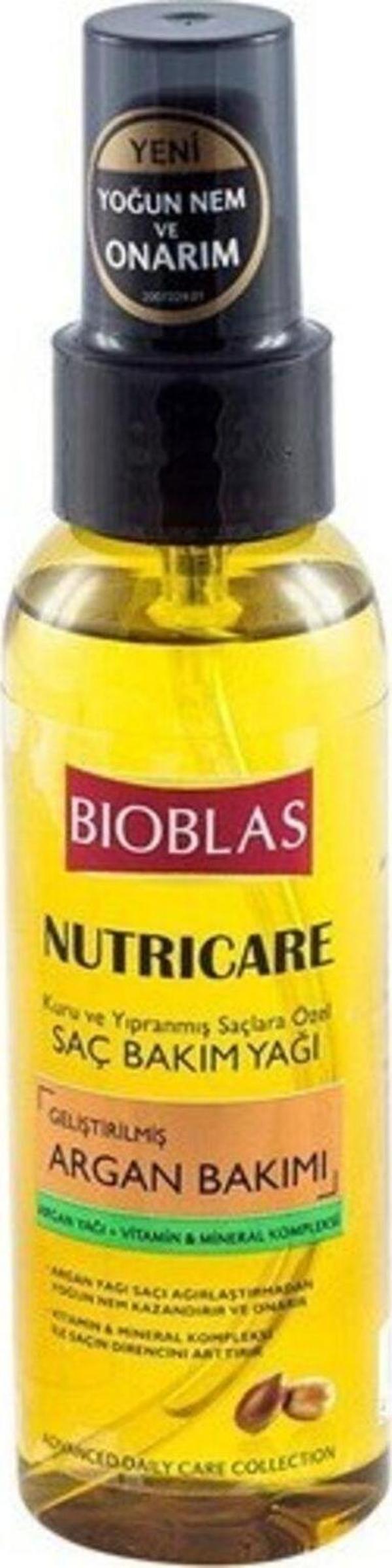 Bioblas Argan Bakımı Saç Bakım Yağı 100 Ml - Image 1