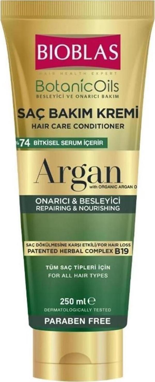 Bioblas Botanic Oils Argan Yağlı Saç Bakım Kremi 250 Ml - Image 1