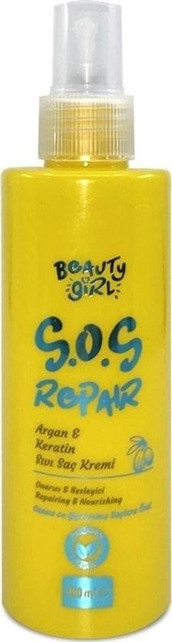 Beauty Girl Argan&Keratin Sıvı Saç Kremi 200 Ml - Image 1