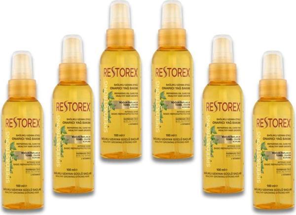 Restorex Sarmaşık Özlü Saç Bakım Yağı 100 Ml 6' Lı Eko Paket - Image 1