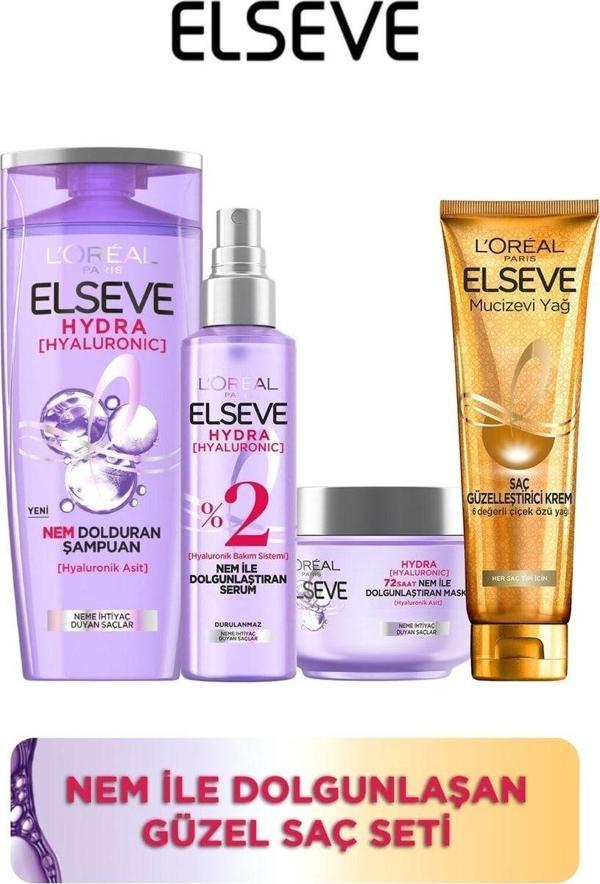 Elseve Nem Ile Dolgunlaşan Saç Güzelleştirici Set - Image 1