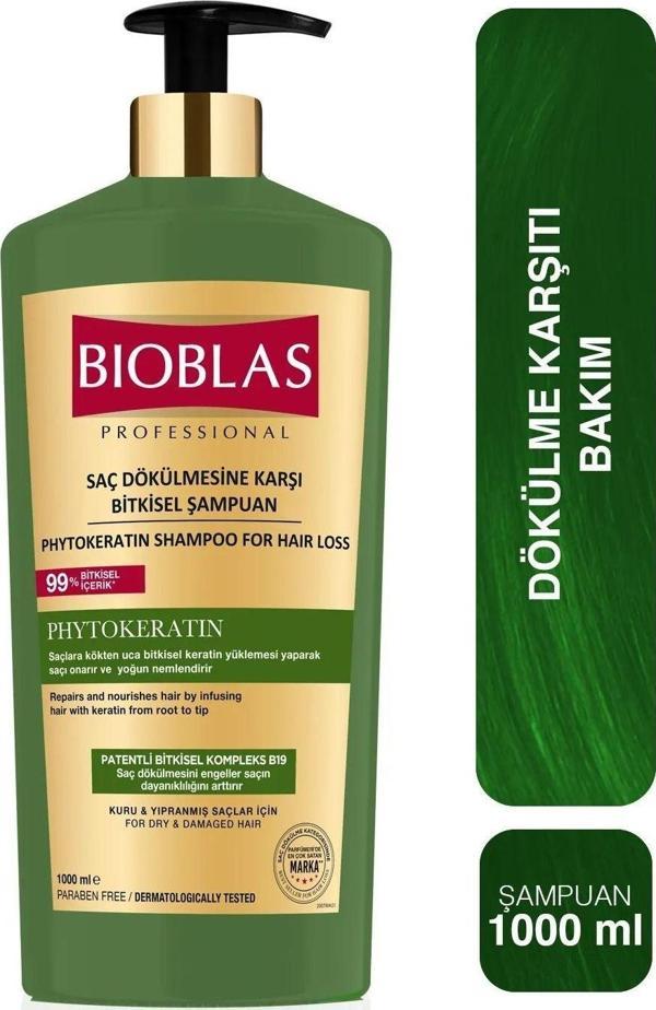 Bioblas Şampuan 1000Ml Phyto Keratin - Image 1