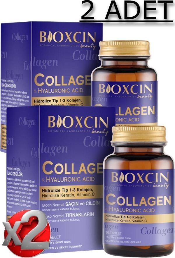 Bioxcin 2 Adet Beauty Kolajen 30 Adet Tablet 1050 Mg - (Tip1 - Tip 3 Hidrolize Kolajen) - Image 1