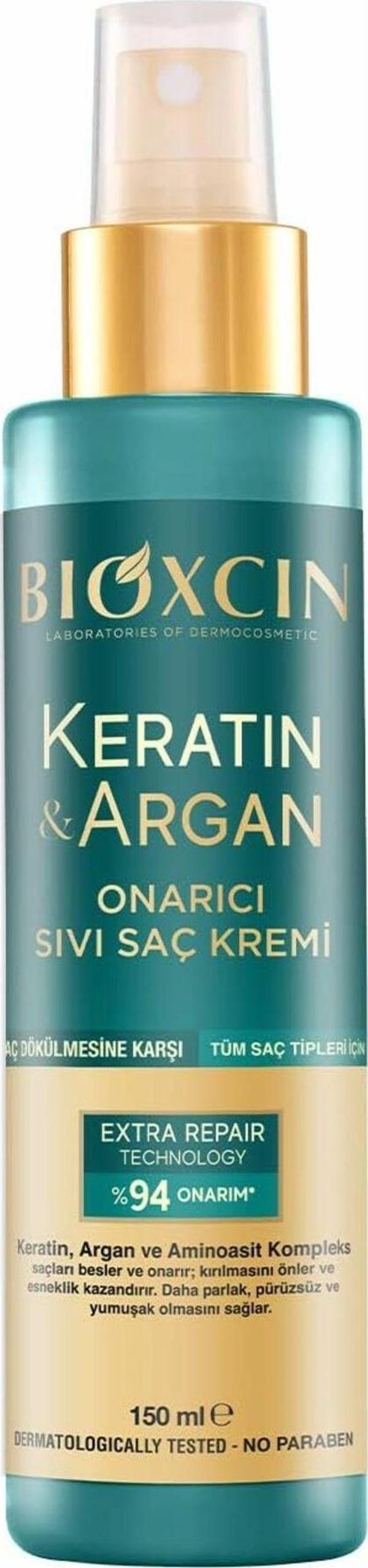 Calradia Keratin & Argan Onarıcı Sıvı Saç Bakım Kremi 150 Ml Yıpranmış Ve Hasar Görmüş Saçlar - Image 1