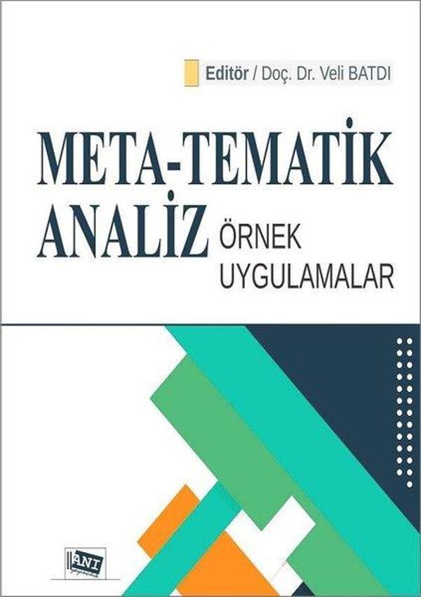Meta-Tematik Analiz Örnek Uygulamalar - Anı Yayıncılık - Image 1