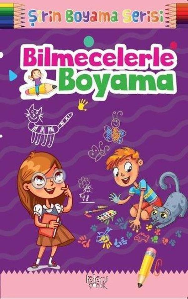 Bilmecelerle Boyama-Şirin Boyama Serisi - Koloni Çocuk Yayınları - Image 1