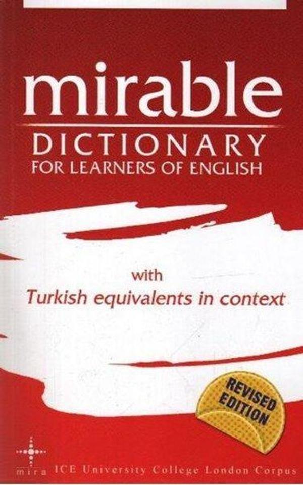 Mirable Dictionary For Learners Of Englısh - Mira Yayıncılık - Image 1