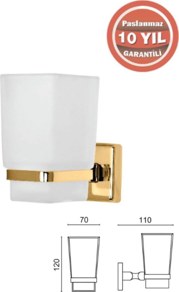 Çelik Banyo Ku10-004.1 Kumru Diş Fırçalık Sarı - Image 1