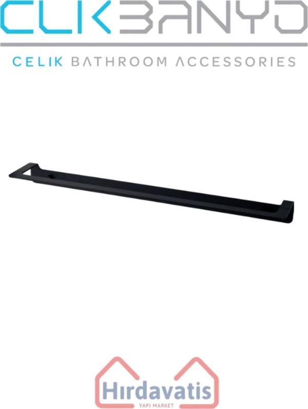 Çelik Banyo Paris Dkp Havluluk 50Cm Mat Siyah - Image 1
