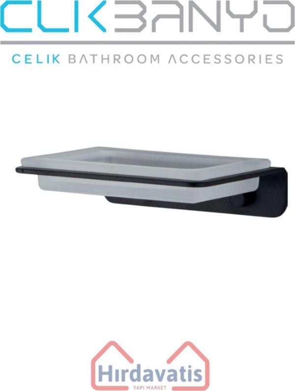 Çelik Banyo Paris Dkp Sabunluk Mat Siyah - Image 1