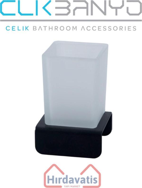 Çelik Banyo Paris Dkp Setüstü Diș Fırçalık Mat Siyah - Image 1