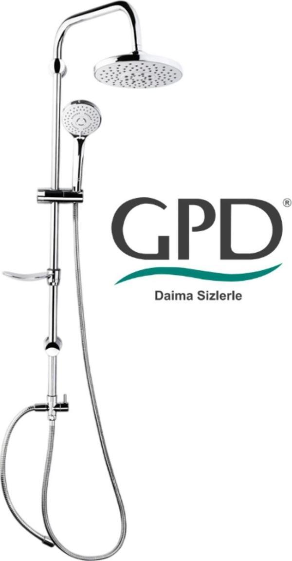 Gpd Dst19-2 Yönlendiricili Duş Seti (3 Fonksiyonlu El Duşu + Ø200) - Image 1