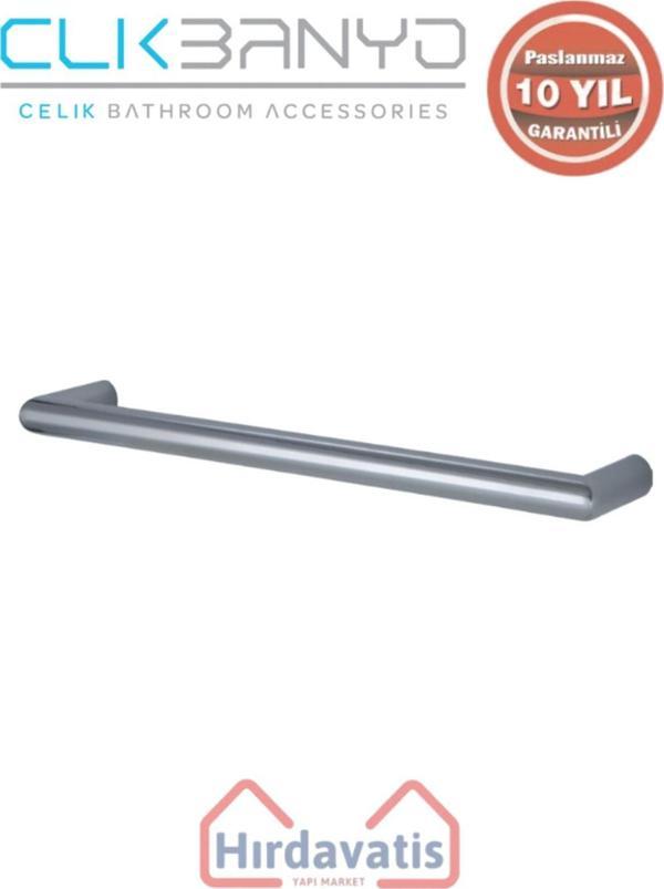 Çelik Banyo Paslanmaz Pirinç Flora Küvet Kolu Rozetsiz 30Cm - Image 1