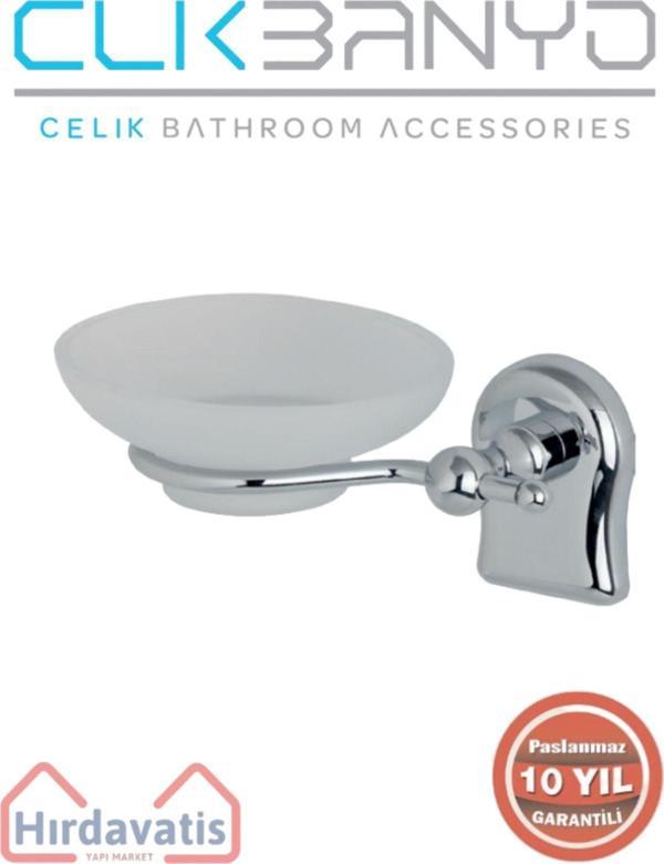Çelik Banyo Paslanmaz Pirinç Lale Sabunluk - Image 1