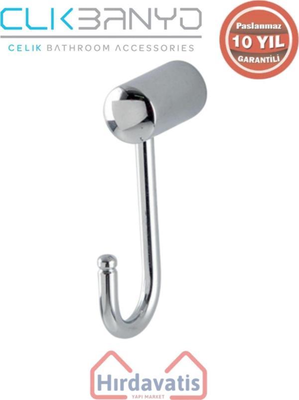 Çelik Banyo Paslanmaz Pirinç Bella Kanca Askılık - Image 1