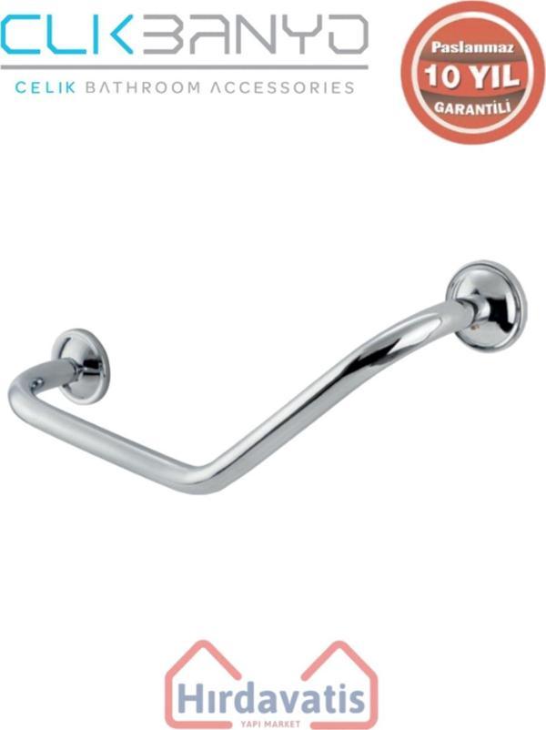 Çelik Banyo Paslanmaz Pirinç Bella Küvet Tutamağı 40Cm - Image 1