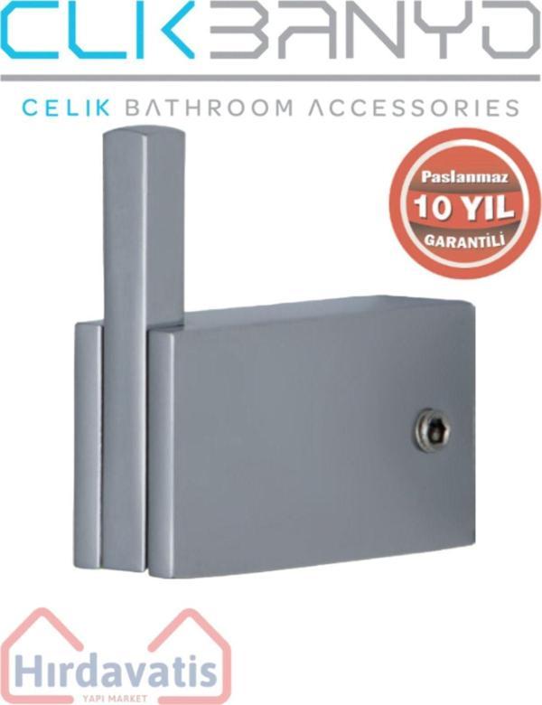 Çelik Banyo Paslanmaz Pirinç Titanik Bornozluk Tekli Havlu Askısı - Image 1