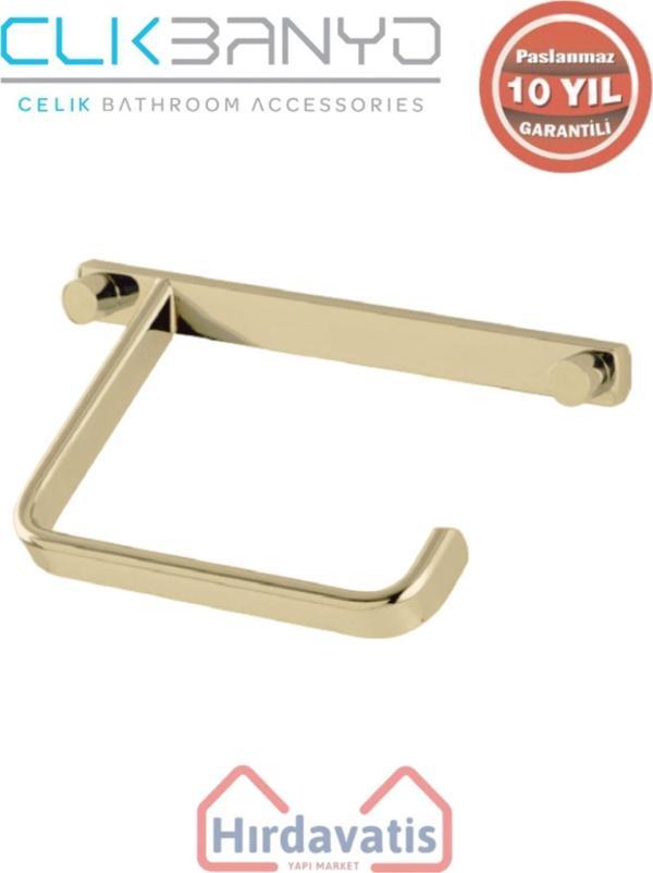 Çelik Banyo Paslanmaz Pirinç Mercan Açık Kağıtlık Altın Sarı Gold - Image 1