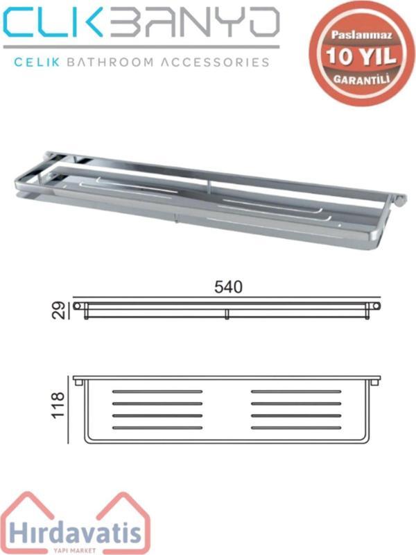 Çelik Banyo Paslanmaz Pirinç Mercan Etejer - Image 1