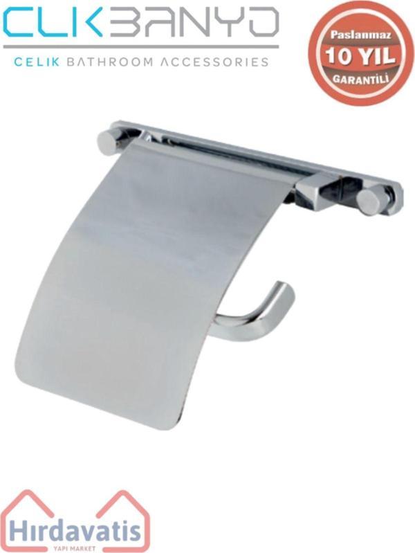 Çelik Banyo Paslanmaz Pirinç Mercan Geni? Kapaklı Kağıtlık - Image 1