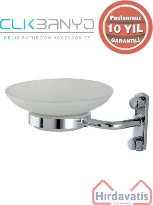 Çelik Banyo Paslanmaz Pirinç Vera Sabunluk - Image 1