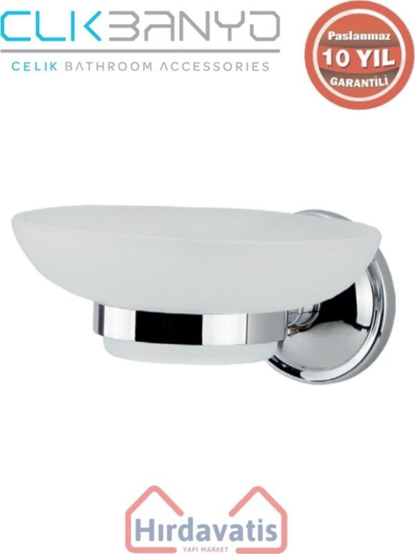 Çelik Banyo Paslanmaz Pirinç Bella Sabunluk - Image 1