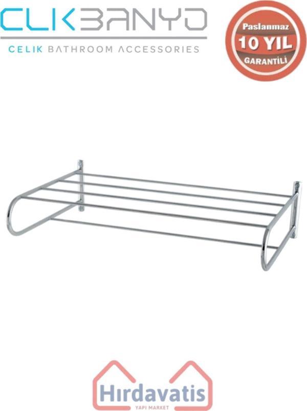Çelik Banyo Paslanmaz Pirinç Bella Tel Raf Havluluk 45Cm - Image 1