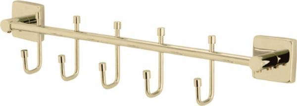 Çelik Banyo Paslanmaz Pirinç Vizyon 5’Li Askılık Altın Sarı Gold - Image 1