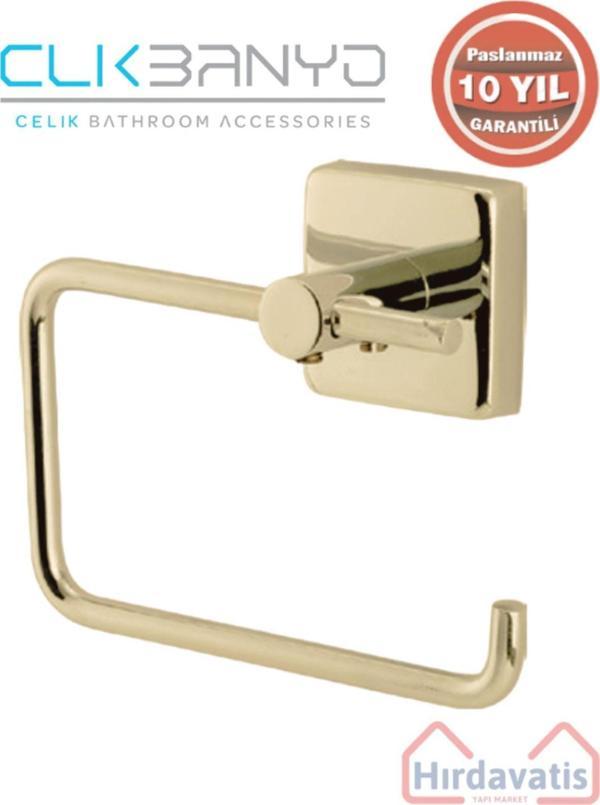 Çelik Banyo Paslanmaz Pirinç Vizyon Açık Kağıtlık Altın Sarı Gold - Image 1