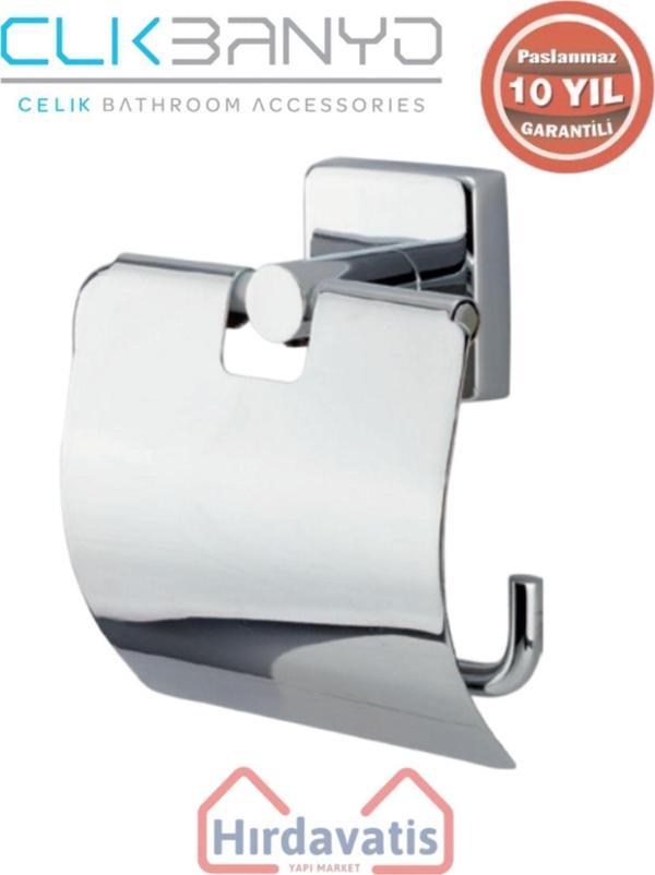 Çelik Banyo Paslanmaz Pirinç Vizyon Geni? Kapaklı Kağıtlık - Image 1