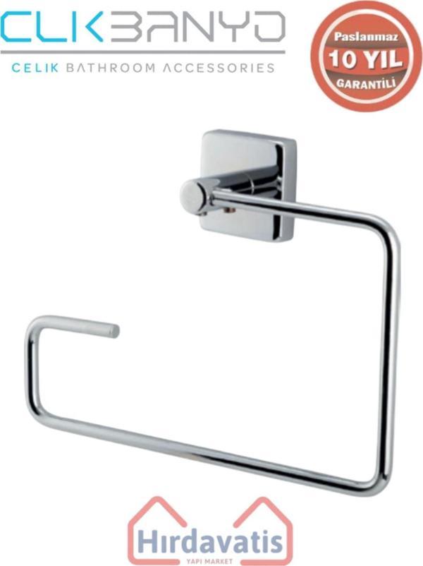 Çelik Banyo Paslanmaz Pirinç Vizyon Kare Havluluk - Image 1