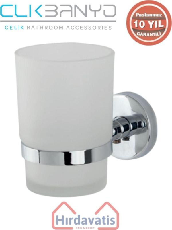 Çelik Banyo Paslanmaz Pirinç Karaca Fırçalık - Image 1