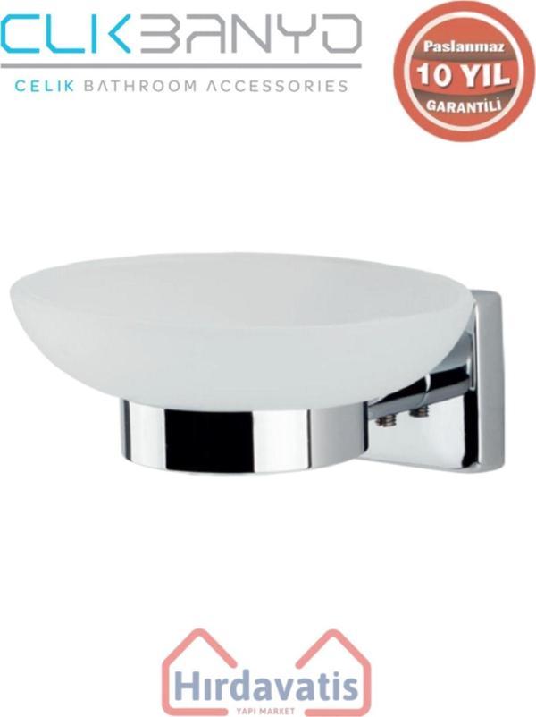 Çelik Banyo Paslanmaz Pirinç Vizyon Sabunluk - Image 1