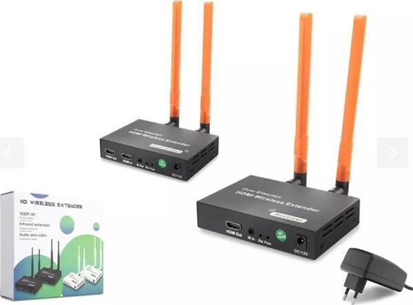 Hadron Hdx1384 300Mt Hdmi Wireless Kvm Extender Loop-Out Kablosuz 1080P (Audio And Video) - Image 1