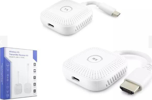 Hadron Hdx1385 50Mt Type-C Tx - Hdmi Rx Extender Kablosuz 1080P (Tv-Tablet-Projektör) - Image 1