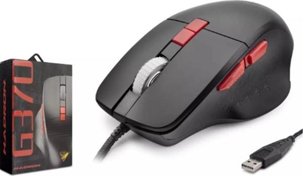 Hadron G370 Rgb 6 Buttons Usb Kablolu Oyuncu Mouse (1,50Cm Kablo Uzunluğu) - Image 1