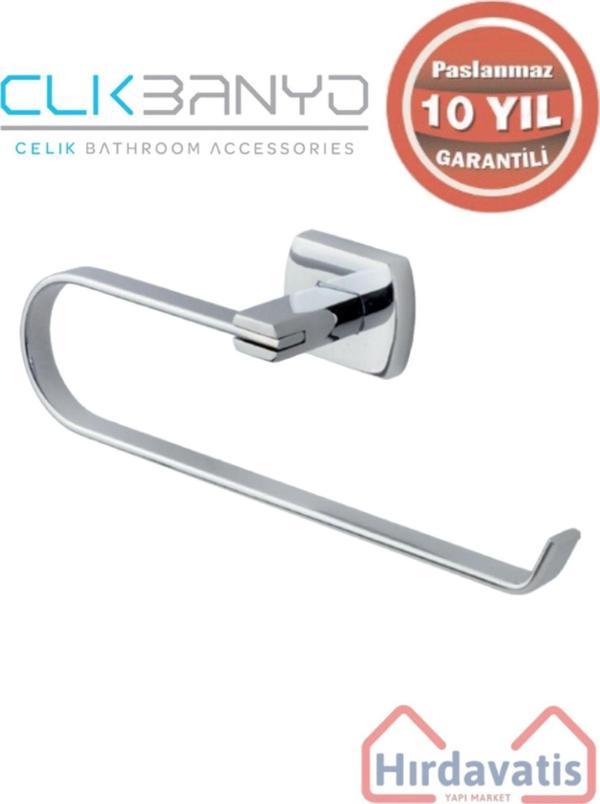 Çelik Banyo Paslanmaz Pirinç Milano Açık Kağıt Havluluk - Image 1
