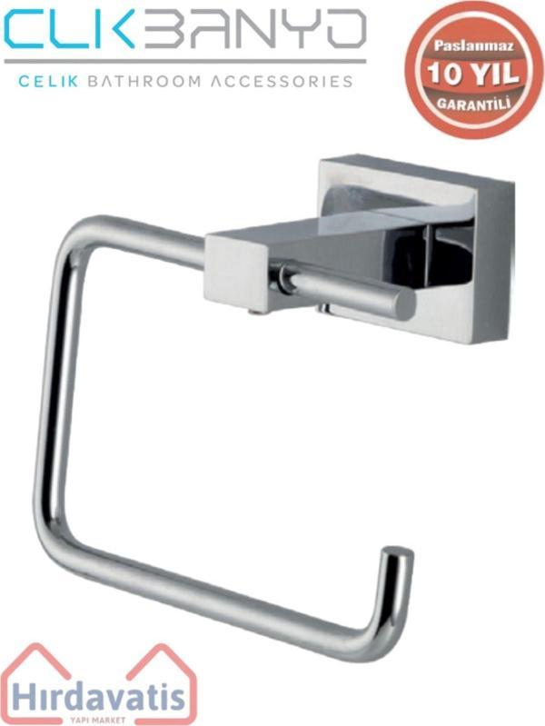 Çelik Banyo Paslanmaz Pirinç Kenzo Açık Kağıtlık - Image 1