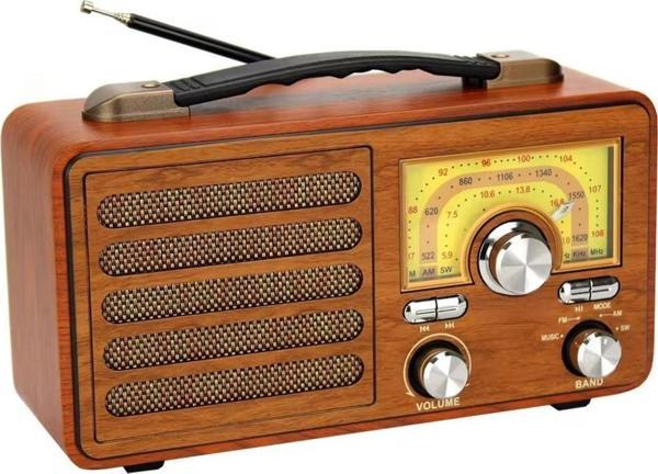 Everton Rt-755 Bluetooth Fm-Usb-Tf-Aux Şarjlı Nostaljik Radyo - Image 1
