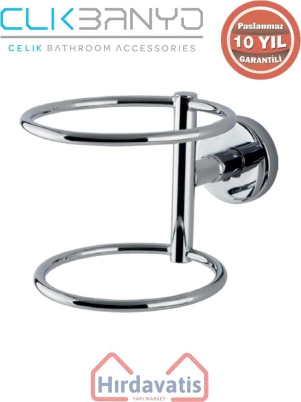 Çelik Banyo Paslanmaz Pirinç Dilek Fön Askılık - Image 1