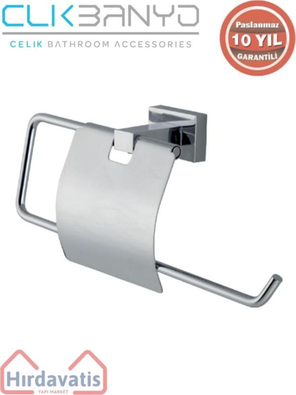 Çelik Banyo Paslanmaz Pirinç Kenzo Geni? Kapaklı Kağıt Havluluk - Image 1